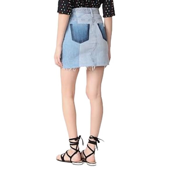 AG  Adriano Goldschmied Jeans Denim Skirt 27 (399) - Picture 3 of 16